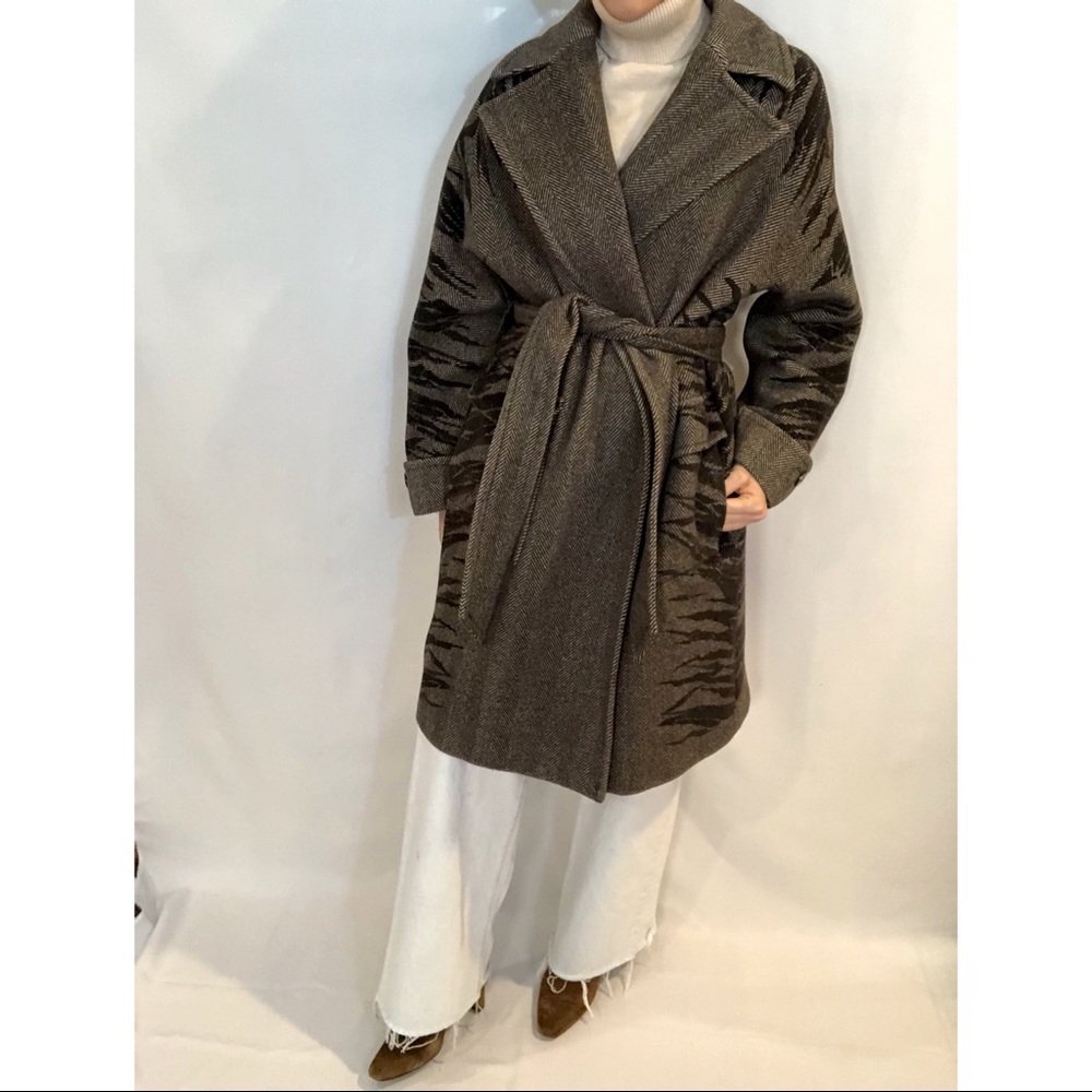 LES COPAINS ALPACA PEA COAT
